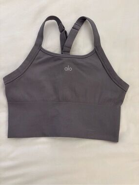 🩶 Alo Yoga Ribbed Wellness Bra 🩶